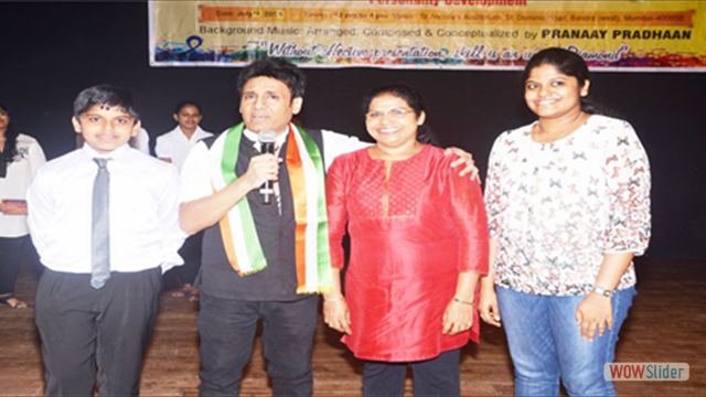 Student Mr.Melvin Matchavel & with Mom & Sister